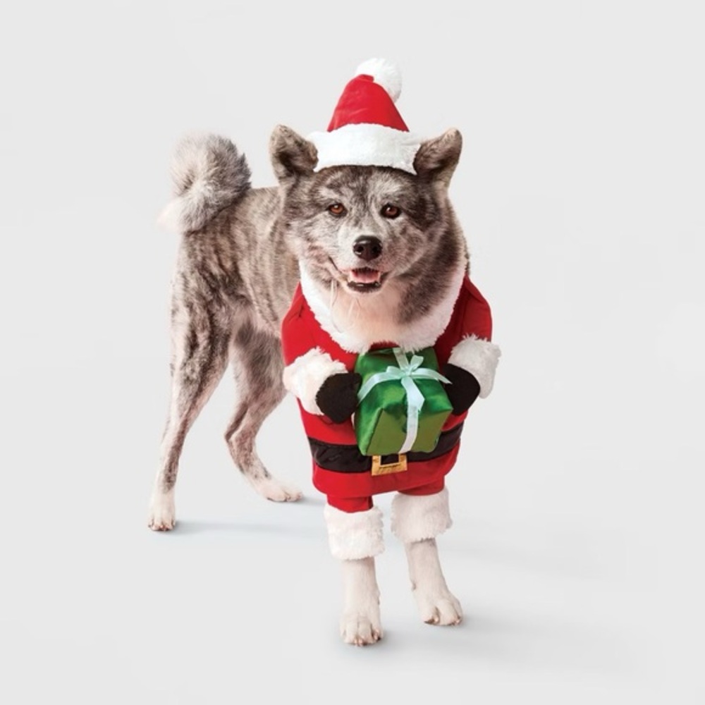 Santa nwt Paws Dog Frontal Costume - Boots & Barkley Red L